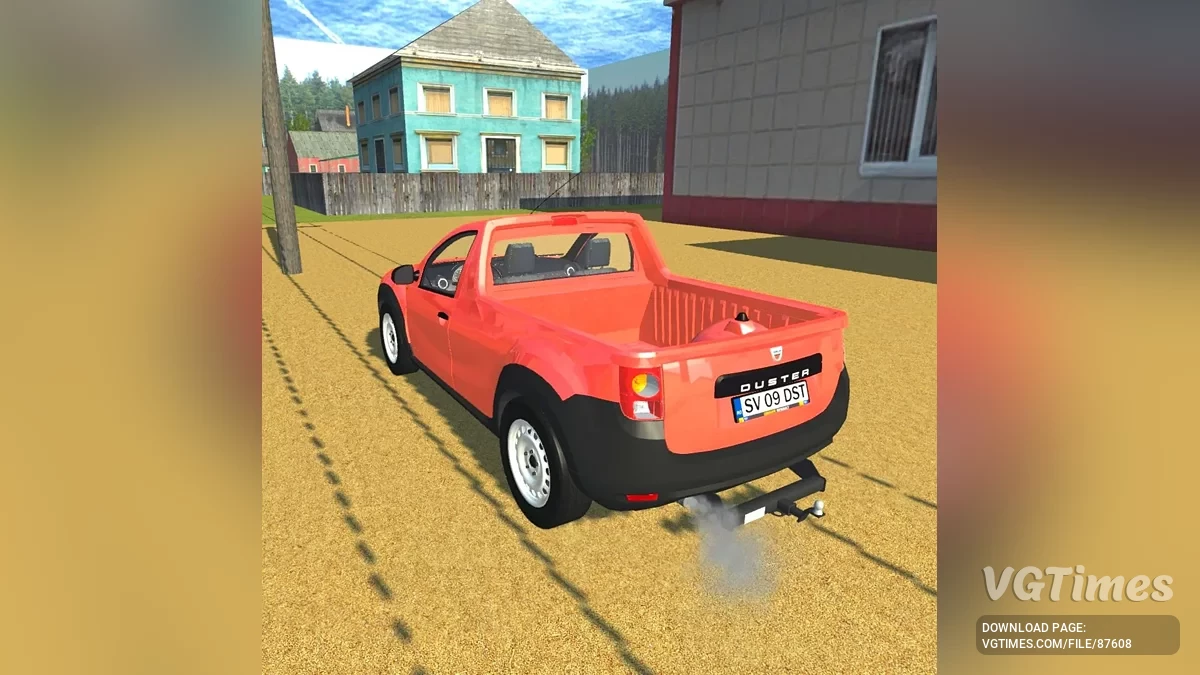 Simple Car Crash Physics Sim — Dacia Renault Duster pickup набор