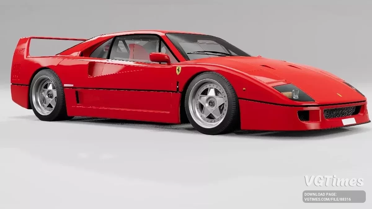 BeamNG.drive — Ferrari F40 fix v4.10 (0.37.x)