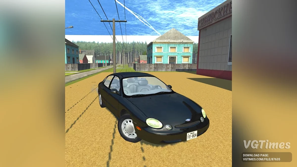 Simple Car Crash Physics Sim — Ford Taurus