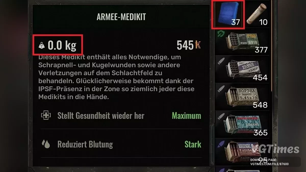 S.T.A.L.K.E.R. 2: Heart of Chornobyl — Гибкий рюкзак