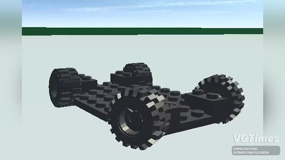 Not Simple Car Crash — База Lego Car (С фиксированными колесами)