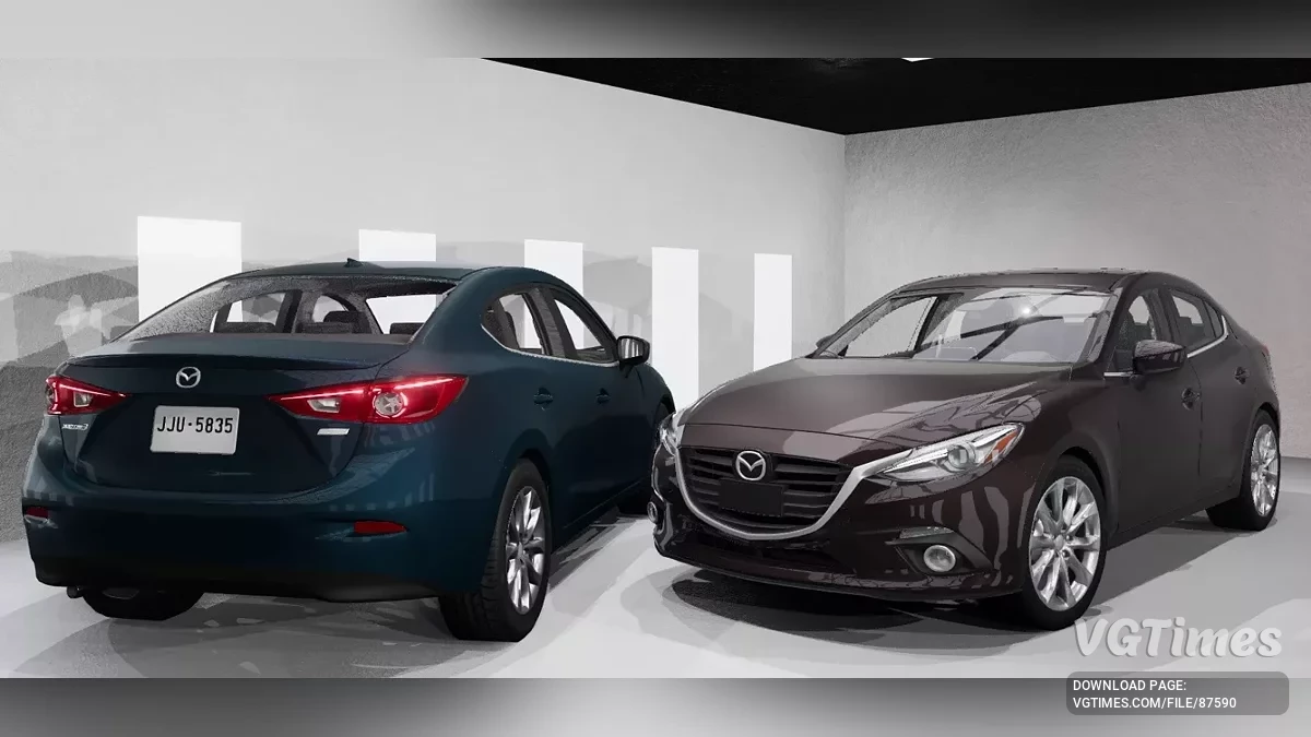 BeamNG.drive — Mazda 3 (2018) v3.19 (0.37.x)