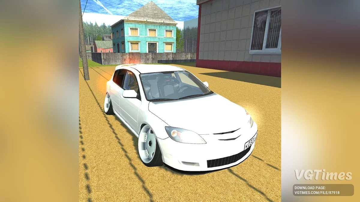 Simple Car Crash Physics Sim — Mazda Speed3 Street