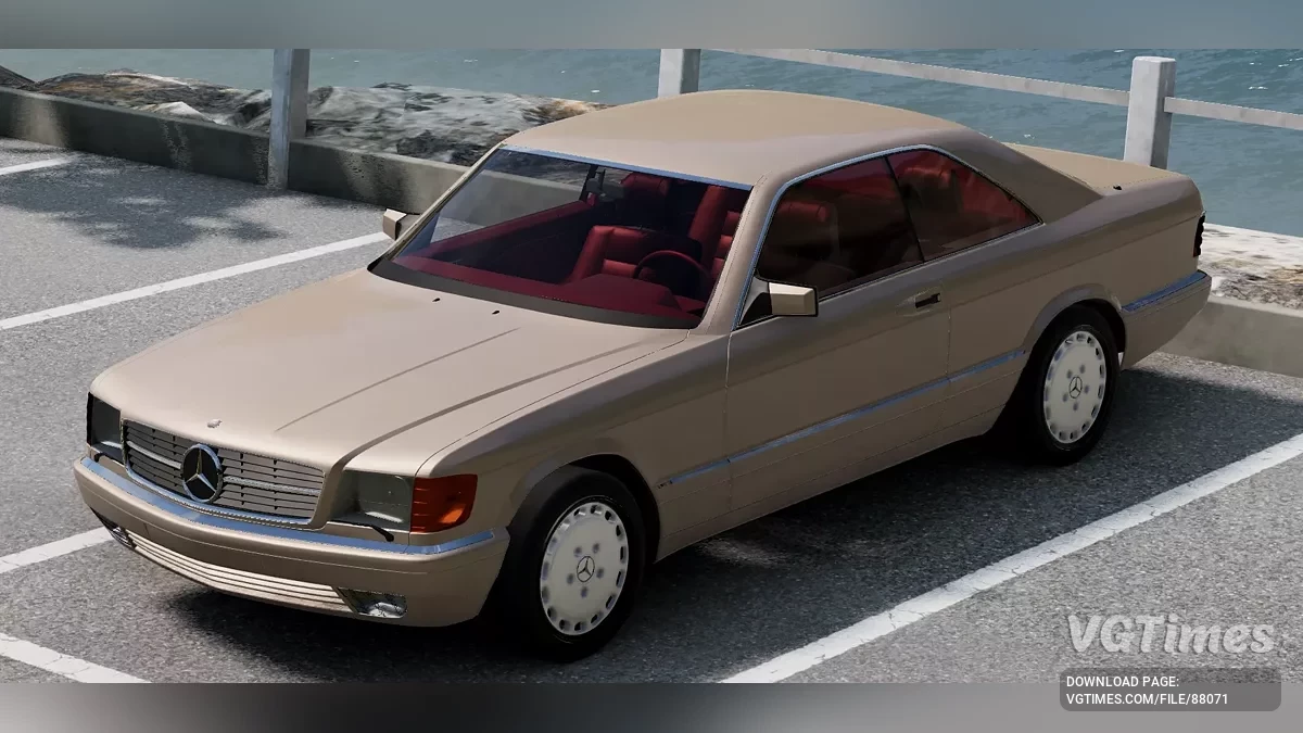BeamNG.drive — Mercedes 560 sec v1.02 (0.37.x)