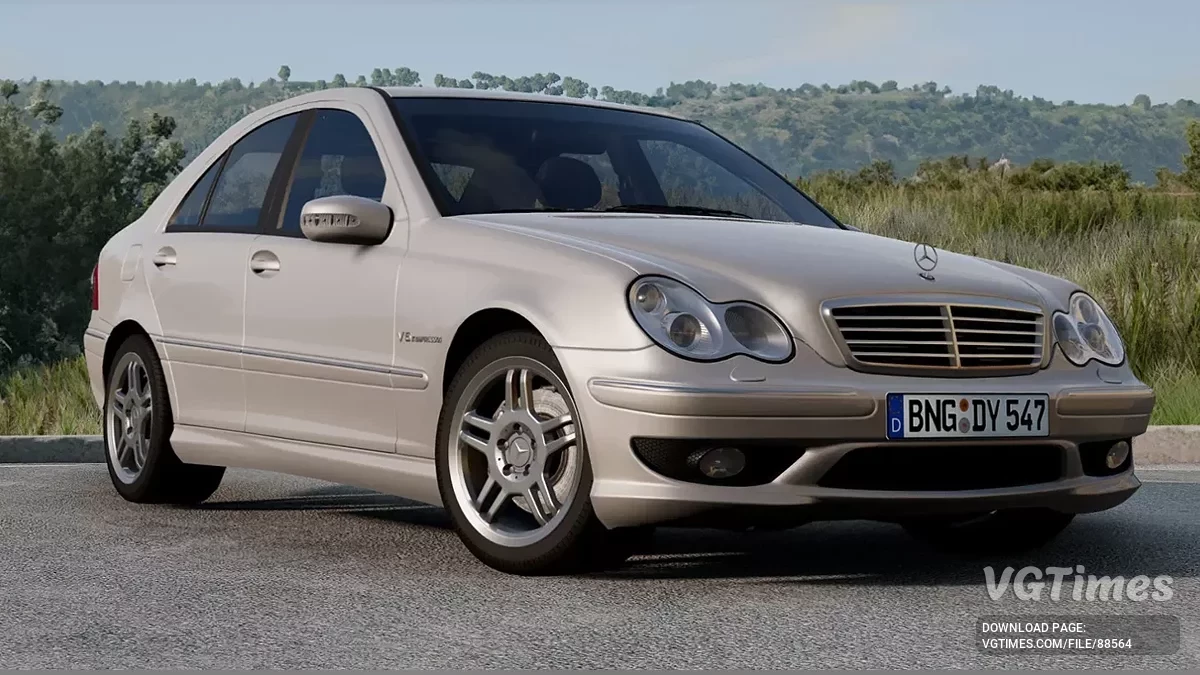 BeamNG.drive — Mercedes-Benz C-Class W203 v4.60 (0.37.x)