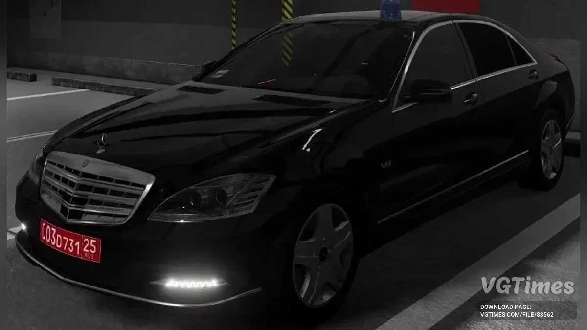 BeamNG.drive — Mercedes-Benz S Class W221 update (0.37.x)