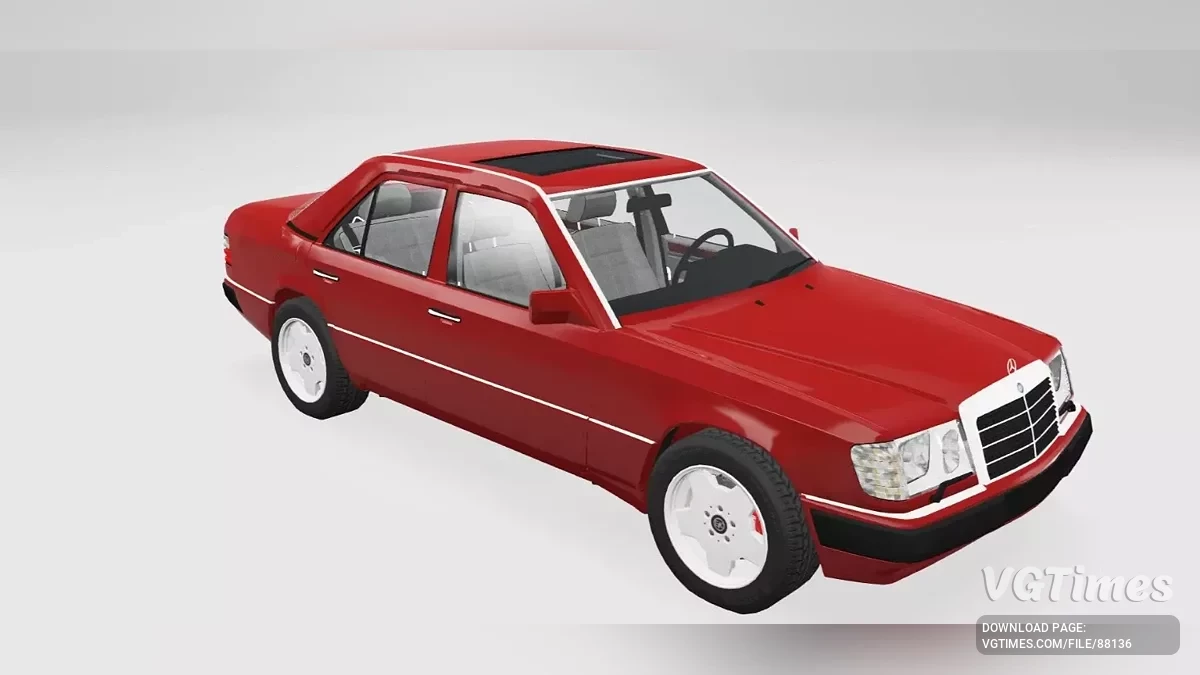 BeamNG.drive — Mercedes-Benz W124 v1.2 (0.37.x)