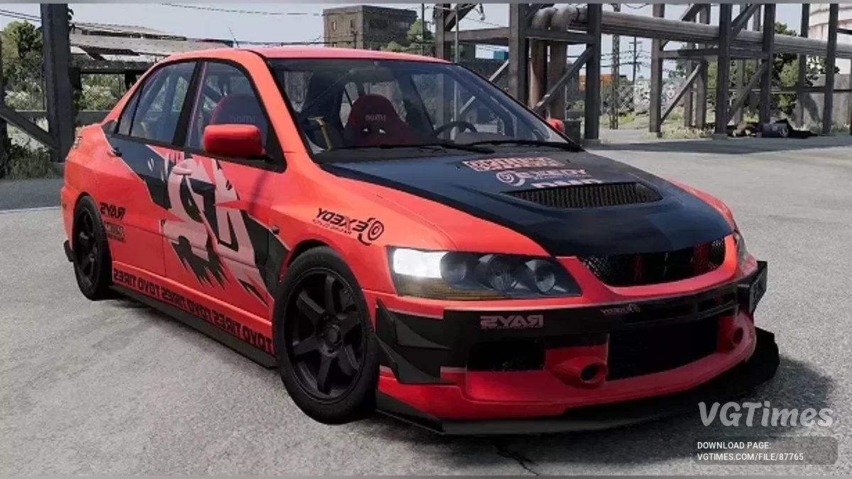 BeamNG.drive — Mitsubishi Lancer Evolution remake (0.37.x)
