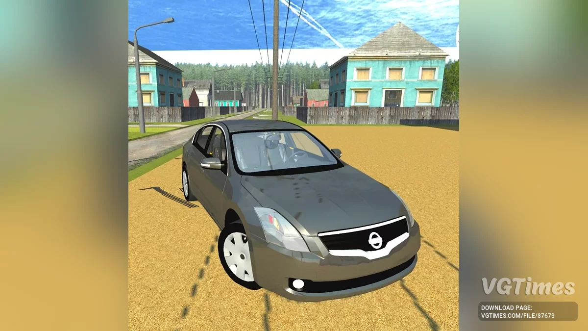 Simple Car Crash Physics Sim — Nissan Altima L32 2009