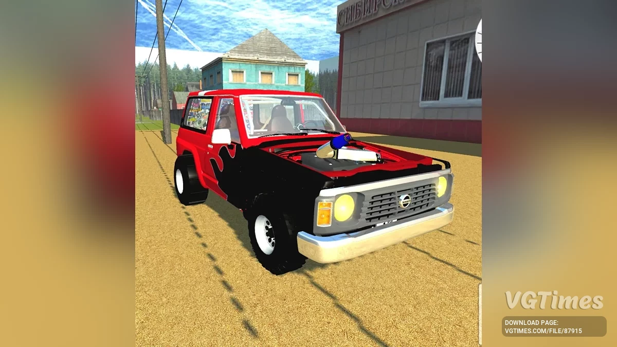 Simple Car Crash Physics Sim — Nissan Patrol Jraf