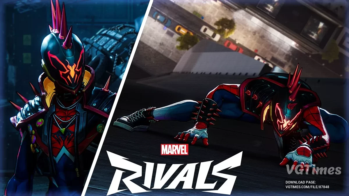Паук-панк 2099 из игры Marvel Rivals
