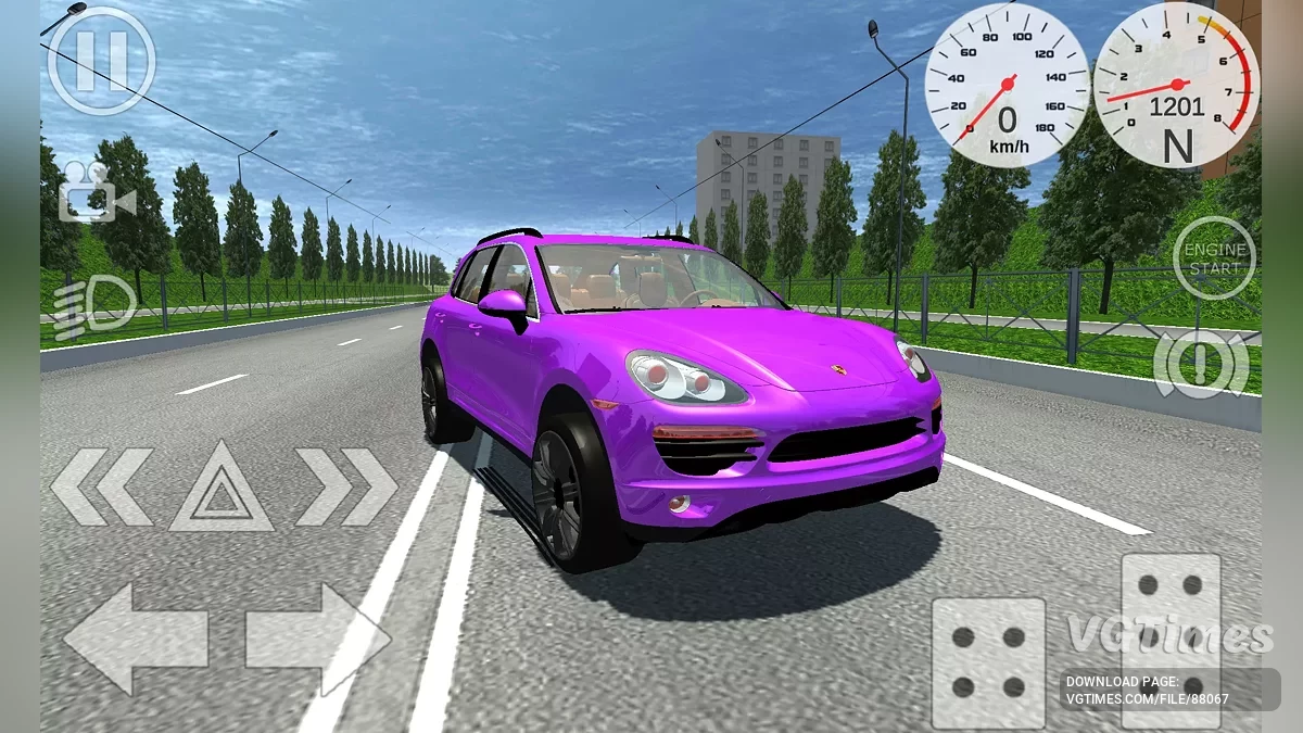 Simple Car Crash Physics Sim — Porsche Cayenne 958 2010