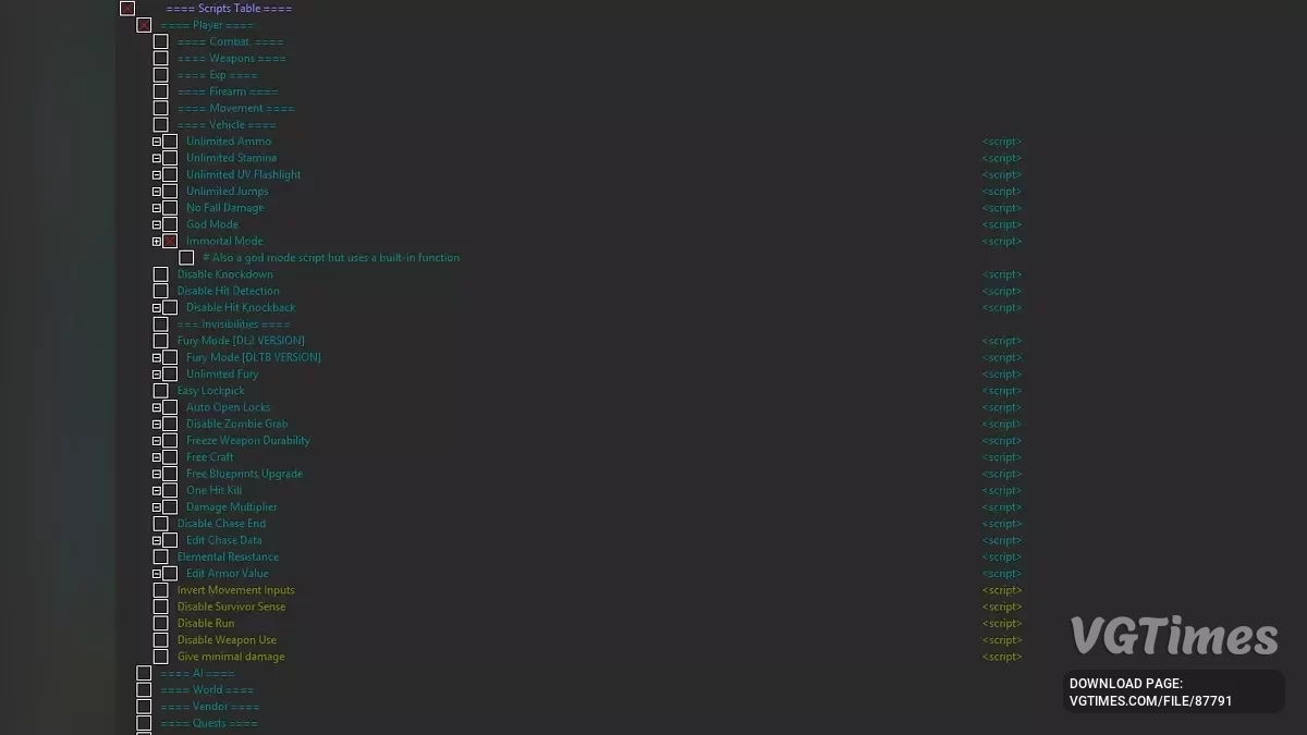 Dying Light: The Beast — Таблица для Cheat Engine [1.0.3]