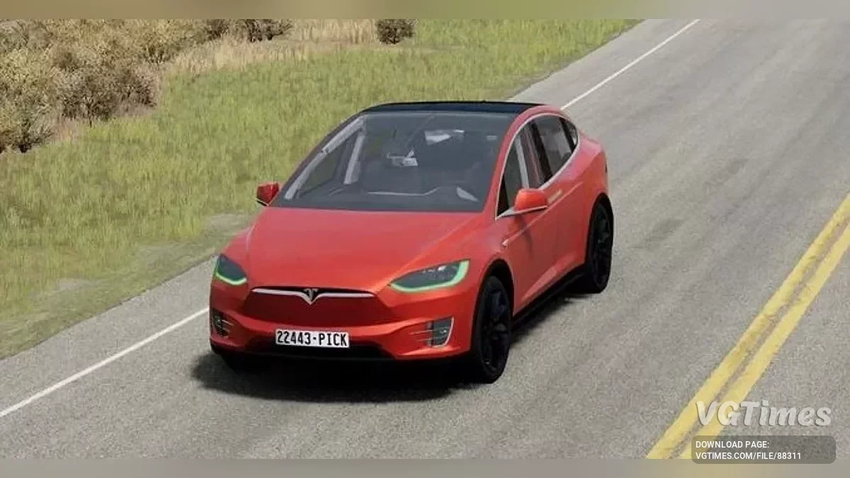 BeamNG.drive — Tesla Model X (0.37.x)