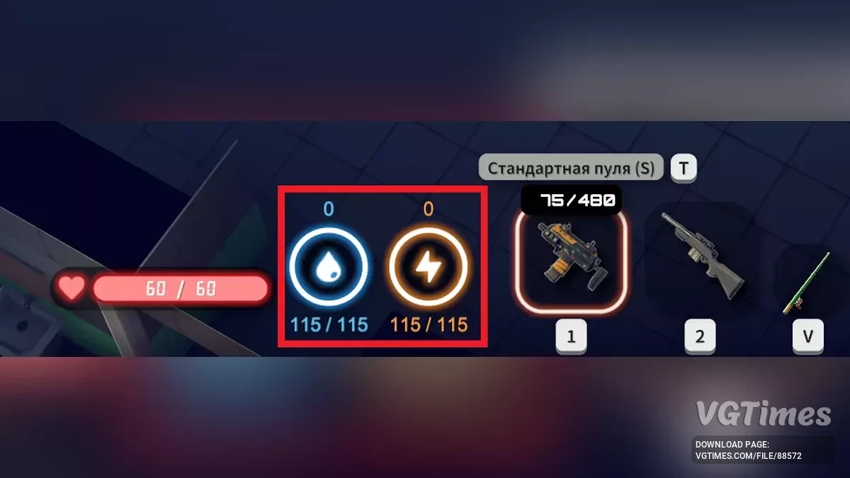 Escape from Duckov — Улучшенный HUD: вода и сытость