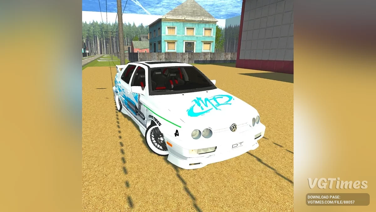 Simple Car Crash Physics Sim — Volkswagen Jetta из фильма "Форсаж"