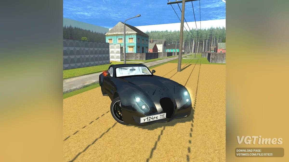 Simple Car Crash Physics Sim — Wiesmann GT MF5
