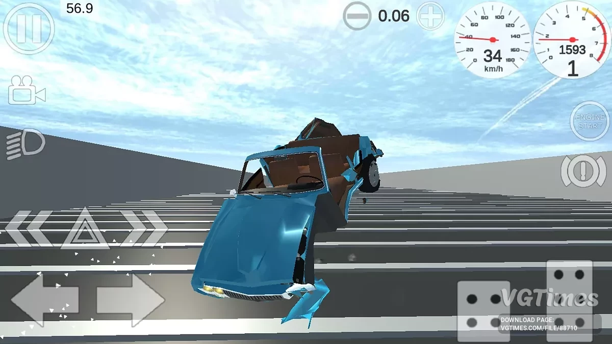 Not Simple Car Crash — Испытание на 100 препятствий NSCC