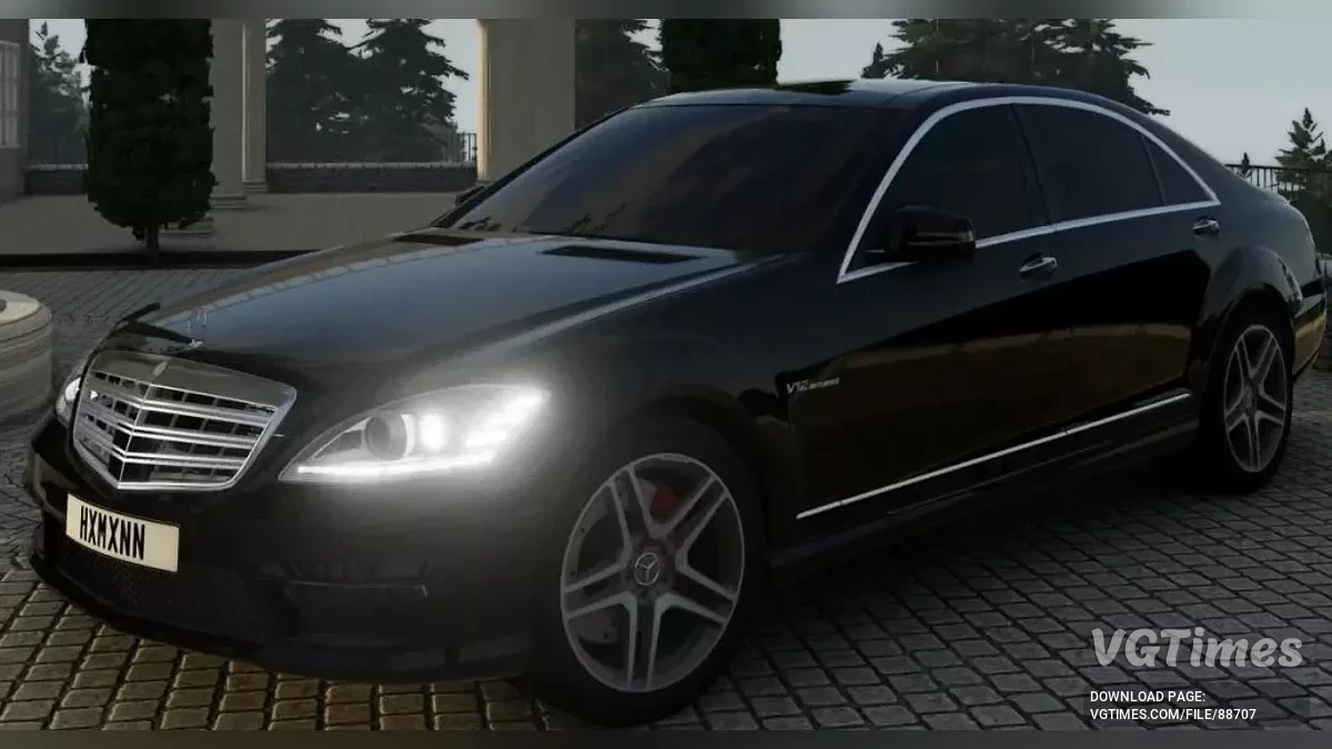 BeamNG.drive — 2005-2013 Mercedes-Benz W221 AMG Rework v4.80 (0.37.x)