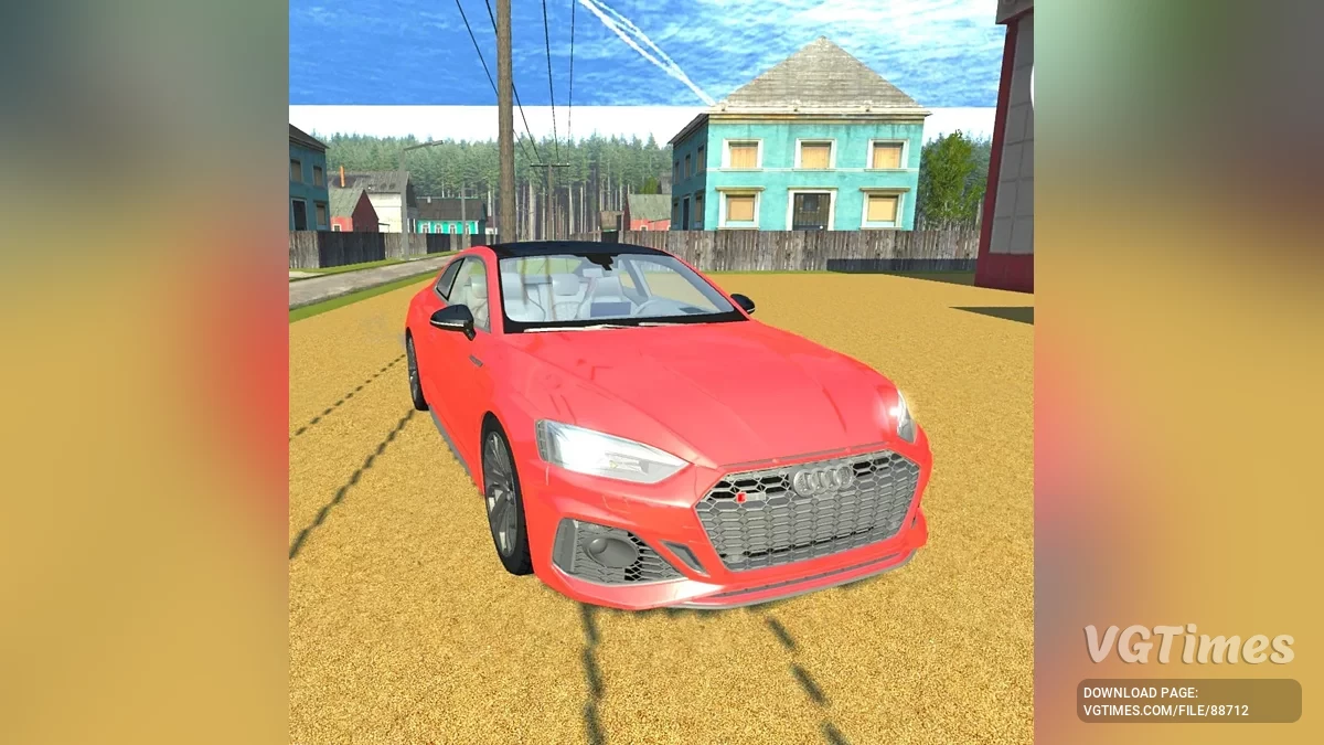 Simple Car Crash Physics Sim — AUDI RS5