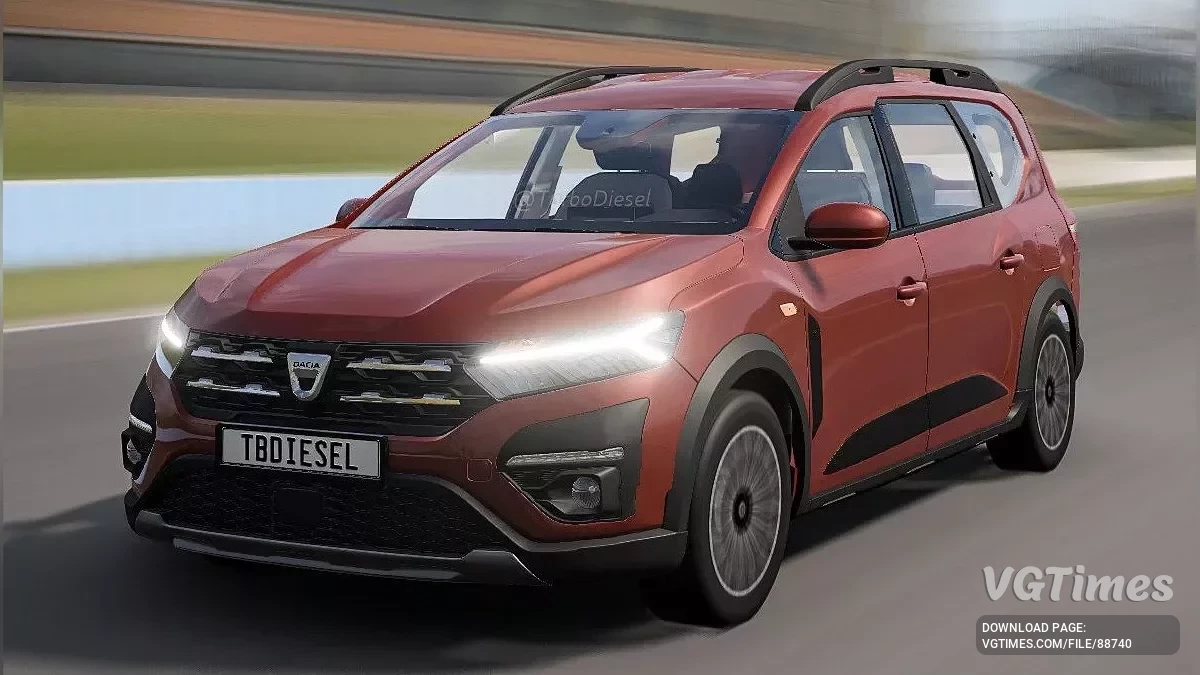 BeamNG.drive — Dacia Jogger RJI (2021/2024) v5.0 (0.37.x)