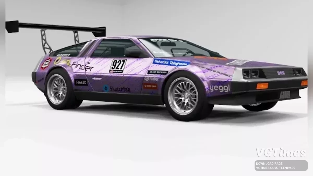 BeamNG.drive — DeLorean DMC-12 1982 v4.0 (0.37.x)