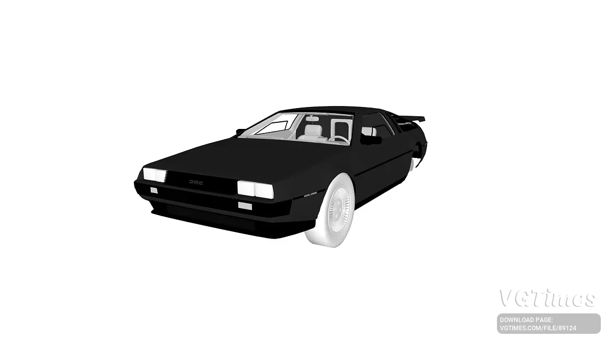 Simple Car Crash Physics Sim — DeLorean DMC-12