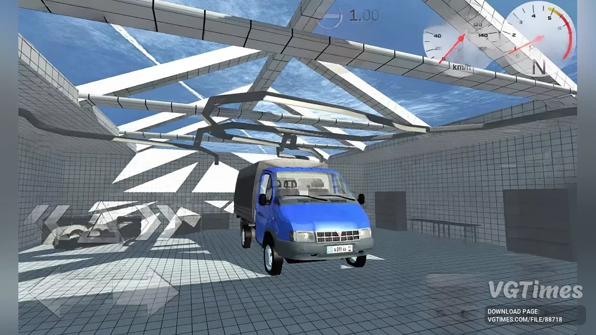 Simple Car Crash Physics Sim — Газель 3302 с тентом