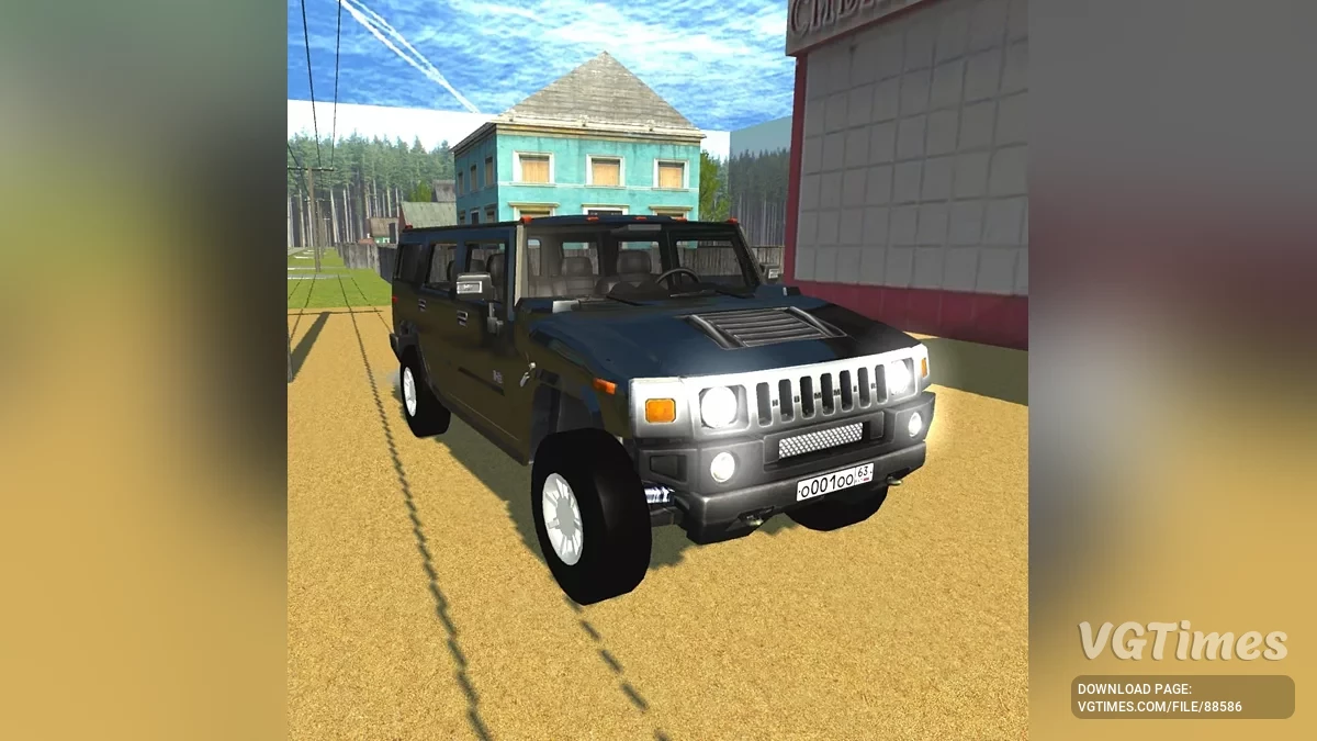 Simple Car Crash Physics Sim — Hummer H2