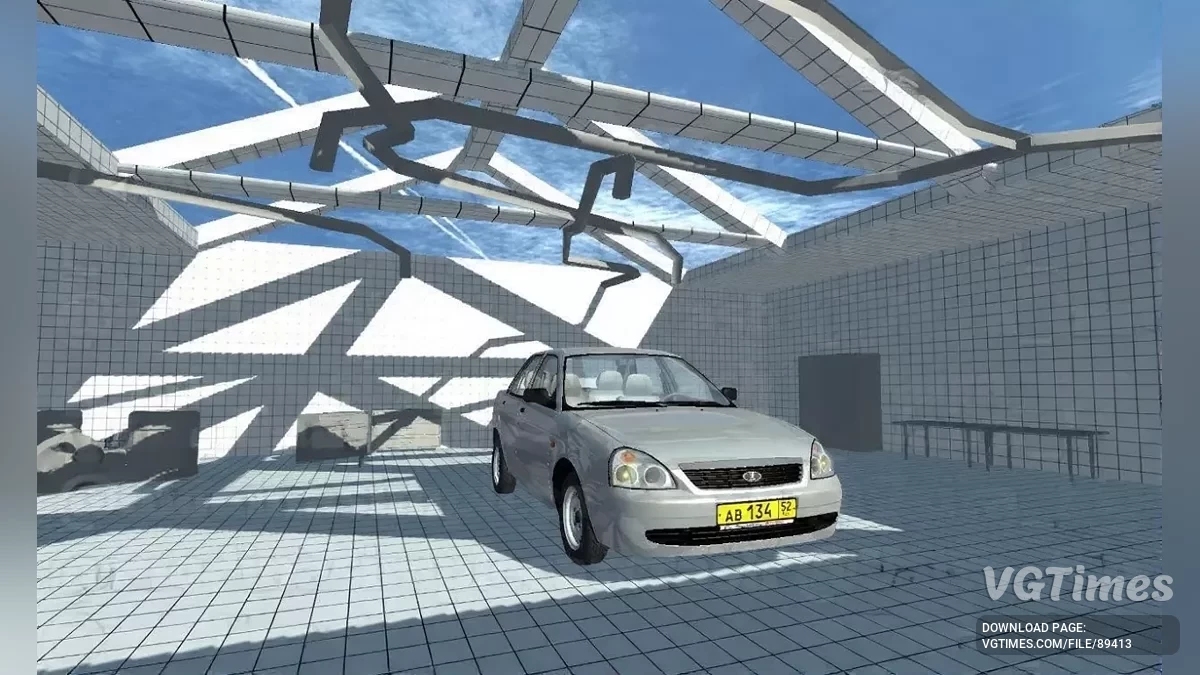 Simple Car Crash Physics Sim — Лада Приора