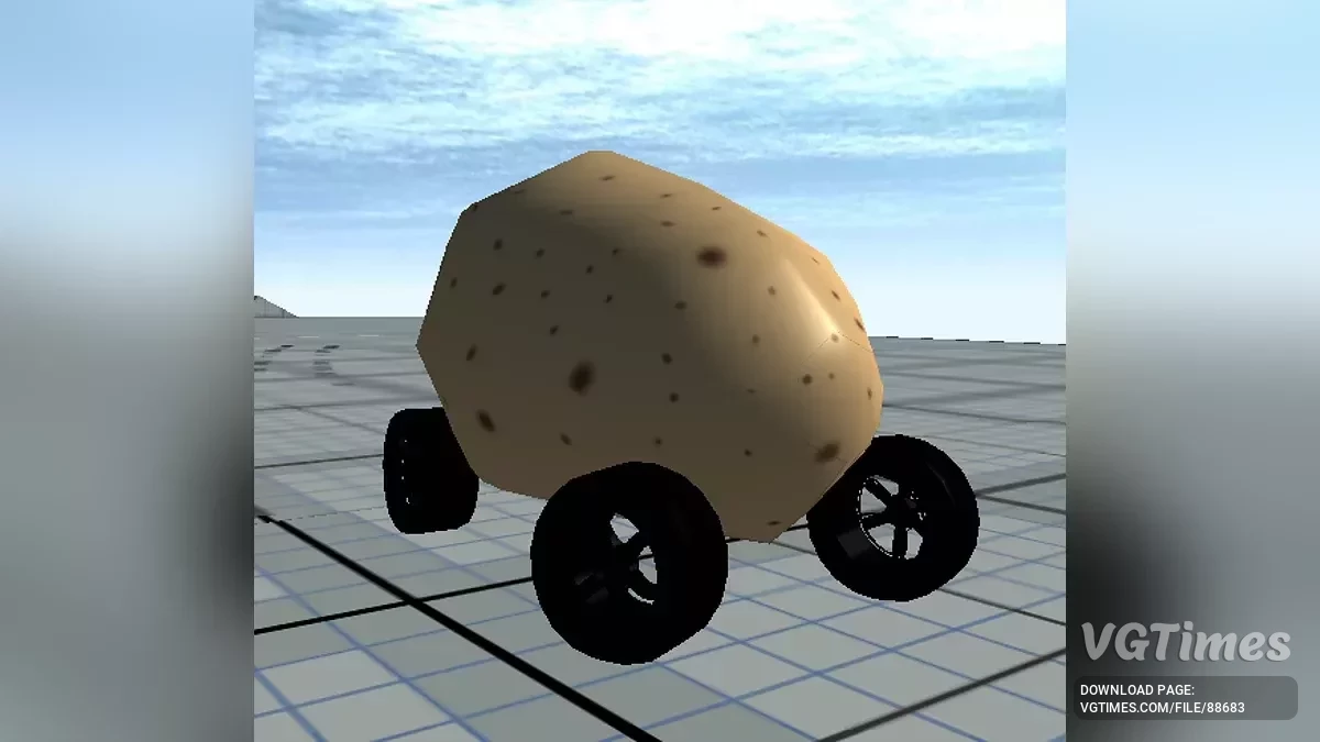 Not Simple Car Crash — Машина-картошка в стиле low poly