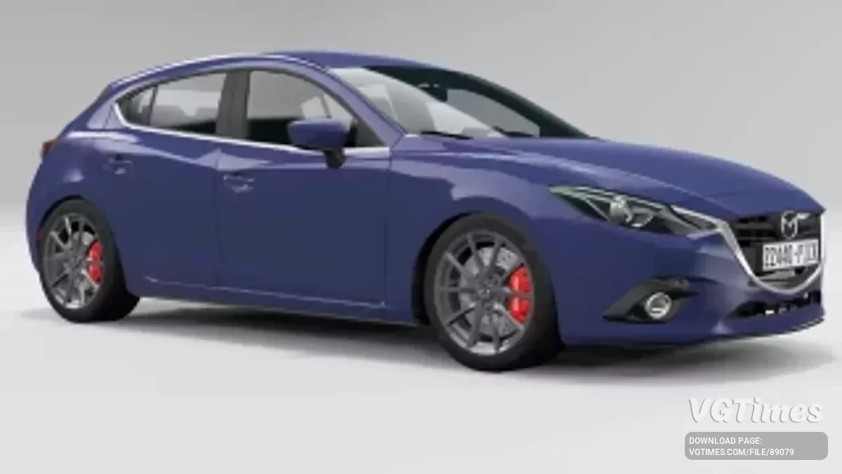 BeamNG.drive — Mazda 3 v4.50 (0.37.x)