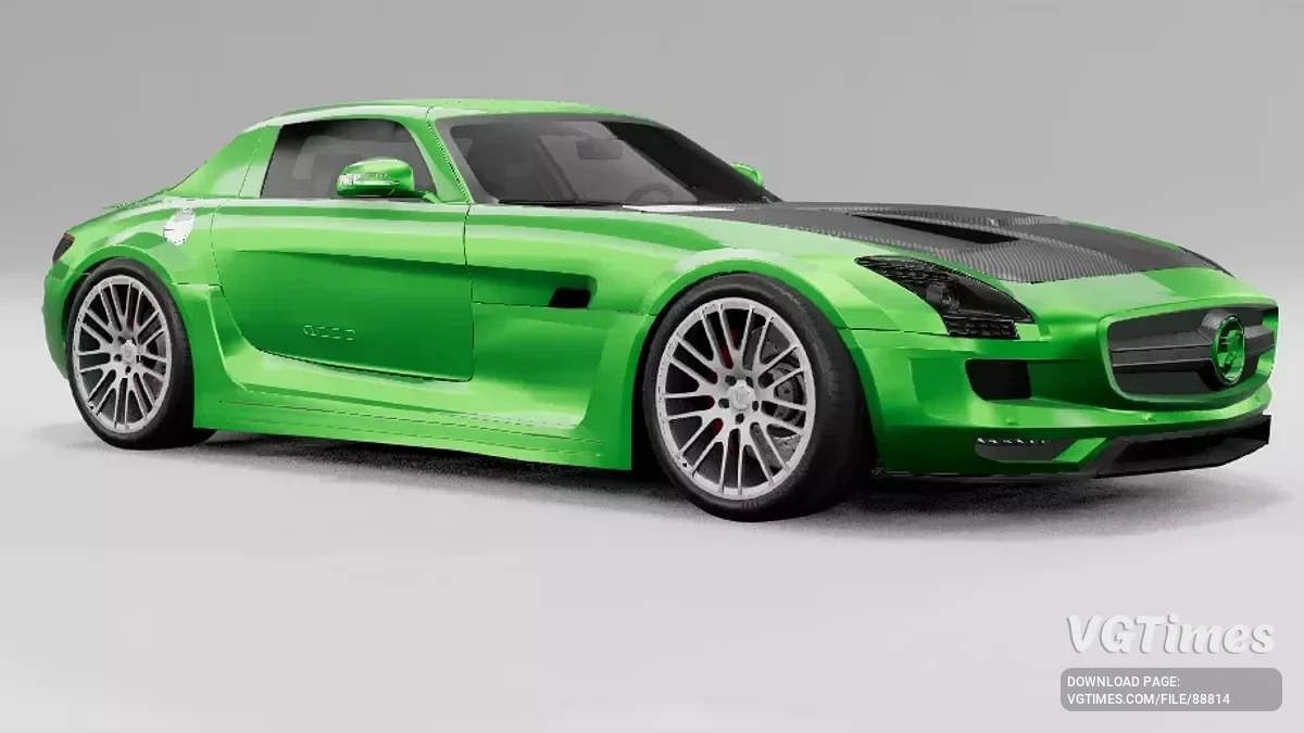 BeamNG.drive — Mercedes-Benz SLS update (0.37.x)