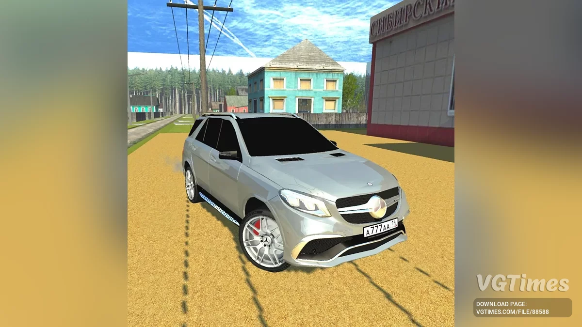 Simple Car Crash Physics Sim — Mersedes-Benz Gle63 AMG W166