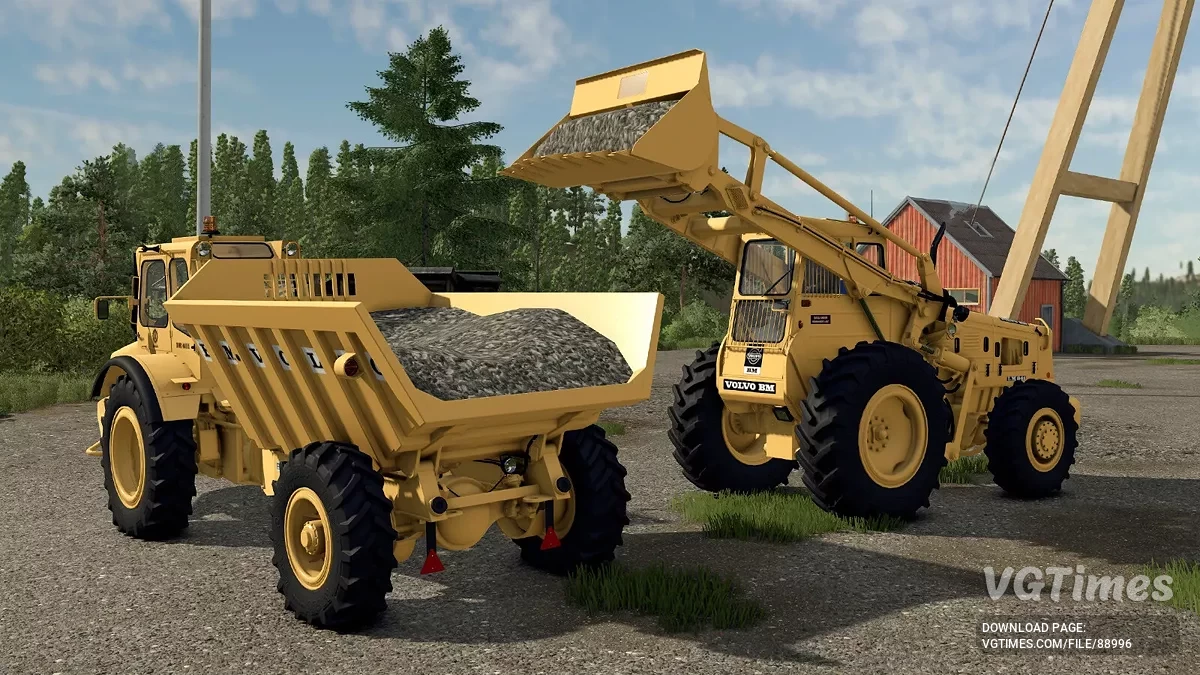 Farming Simulator 25 — Пак транспорта Volvo