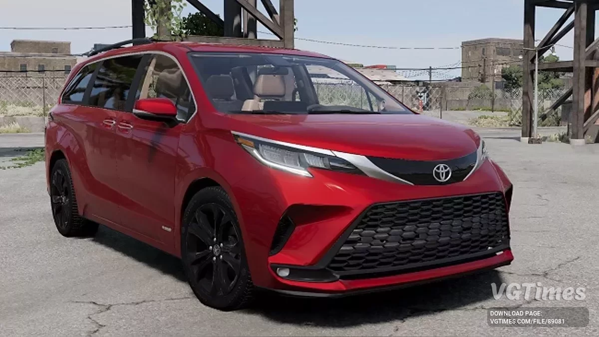 BeamNG.drive — Toyota Sienna v4.30 (0.37.x)