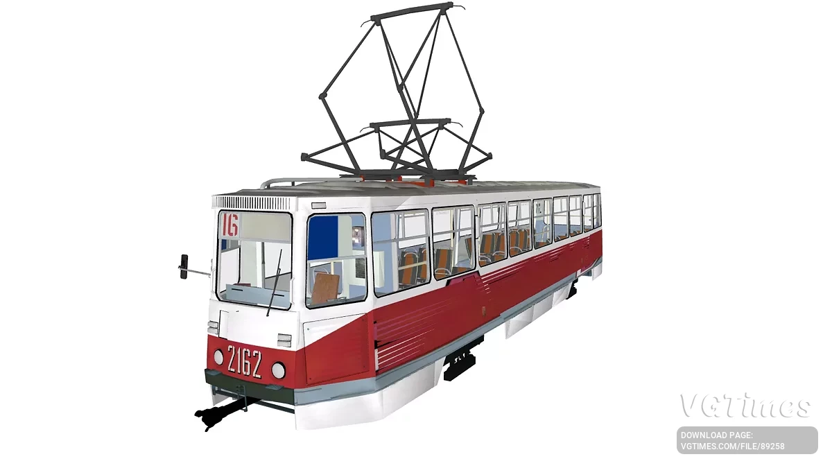 Simple Car Crash Physics Sim — Трамвай КТМ-5