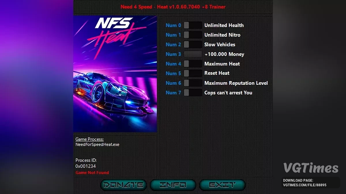 Трейнер (+8) [1.0.60]