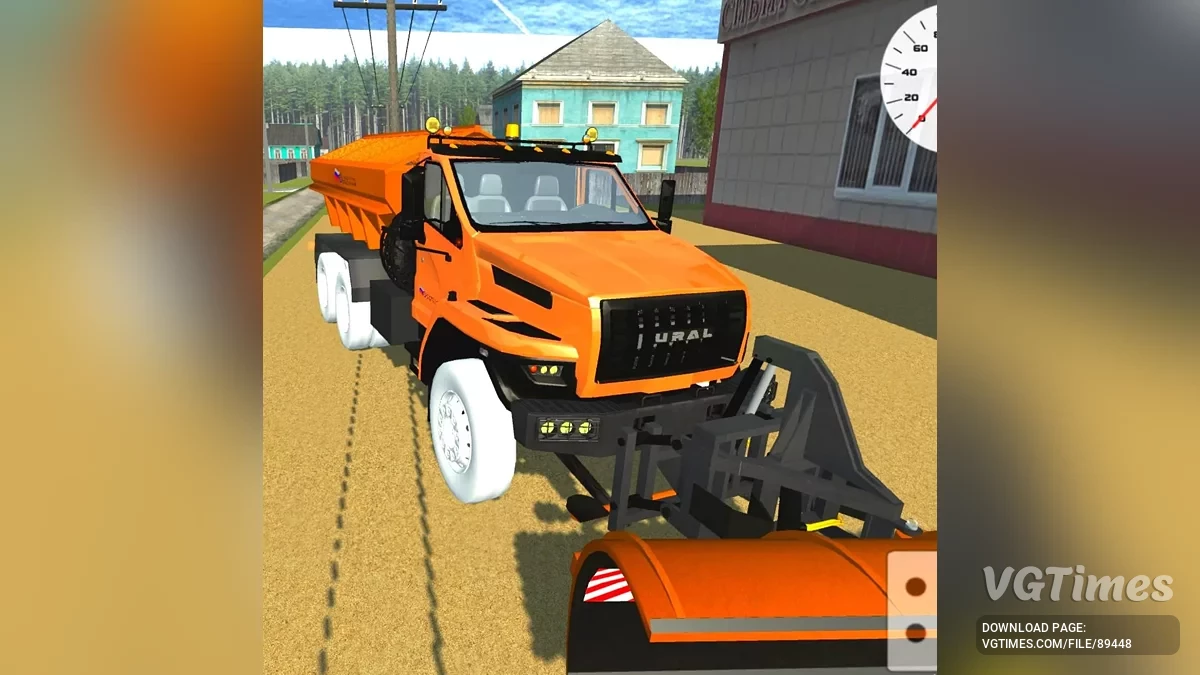 Simple Car Crash Physics Sim — Урал Некст снегоуборщик