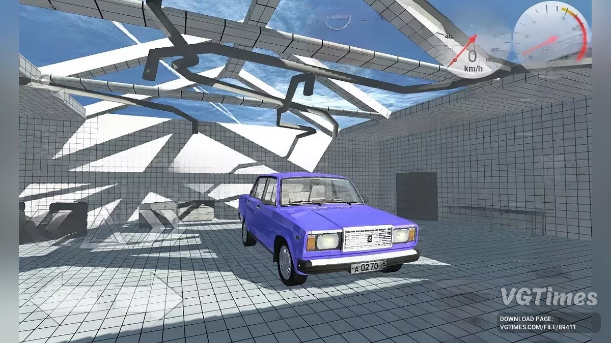 Simple Car Crash Physics Sim — ВАЗ 2107