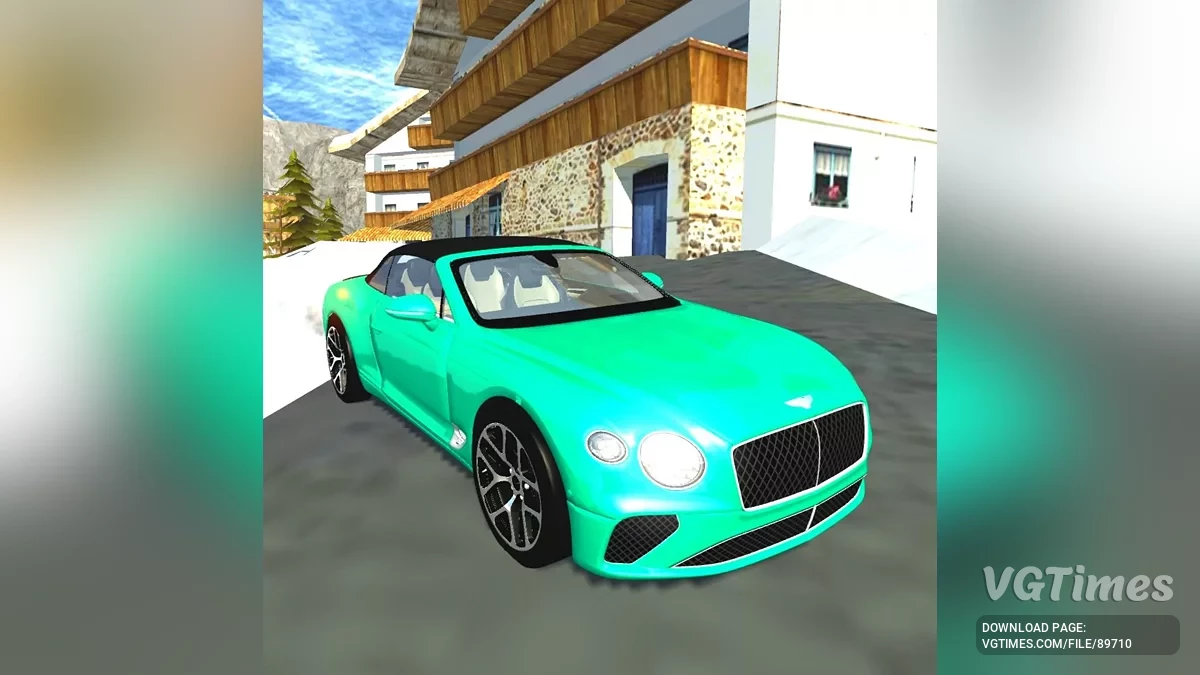 Simple Car Crash Physics Sim — Bentley Continental GTC gran turismo mansory