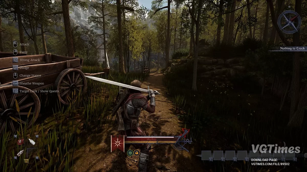 Of Ash and Steel — Центрированная полоса здоровья