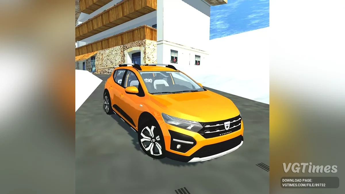 Simple Car Crash Physics Sim — Dacia Sandero Stepway