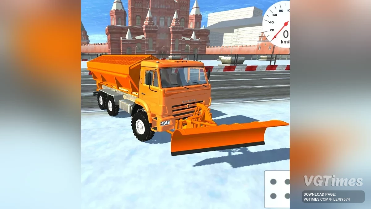 Simple Car Crash Physics Sim — Камаз 43118 снегоуборщик