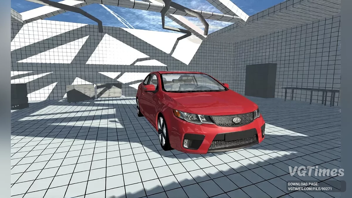 Simple Car Crash Physics Sim — Kia Forte Koup SX 2010