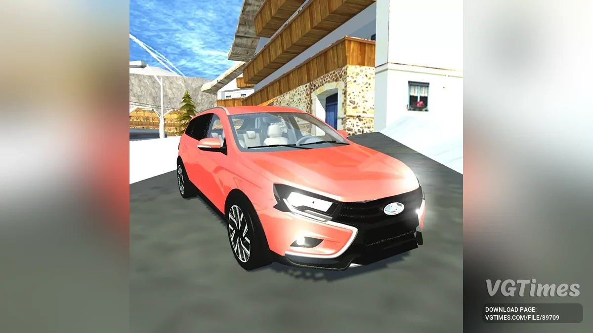 Simple Car Crash Physics Sim — Lada ISKRA SW CROSS