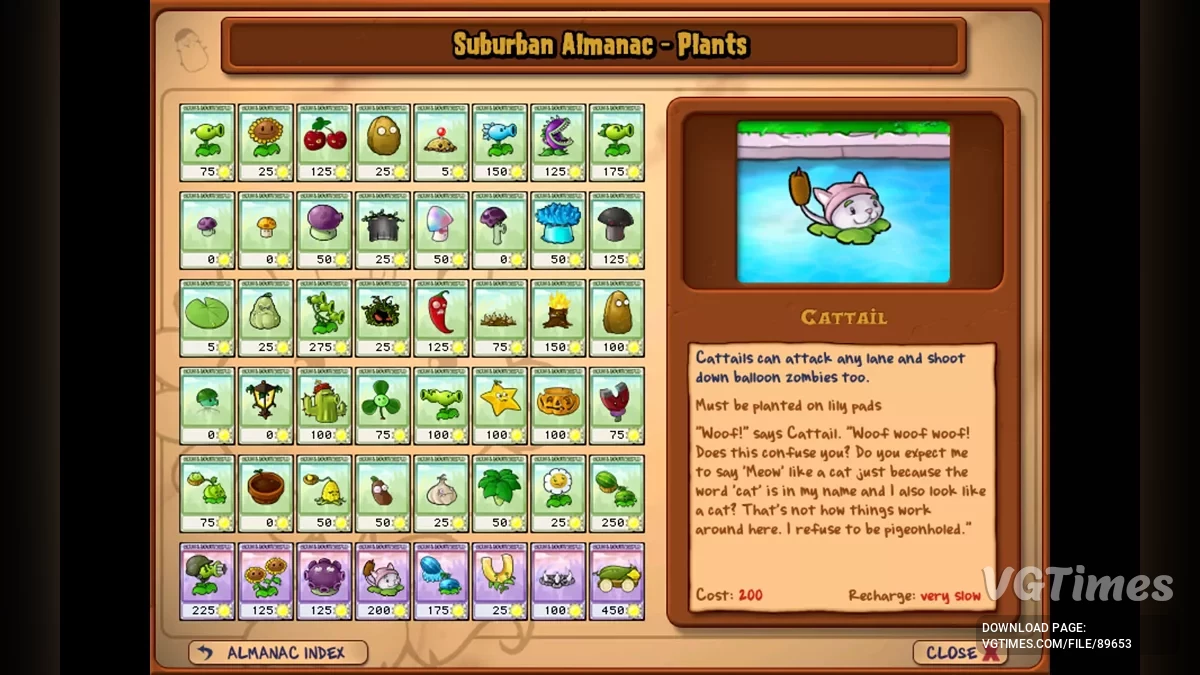 Plants vs. Zombies — Легкий уровень сложности