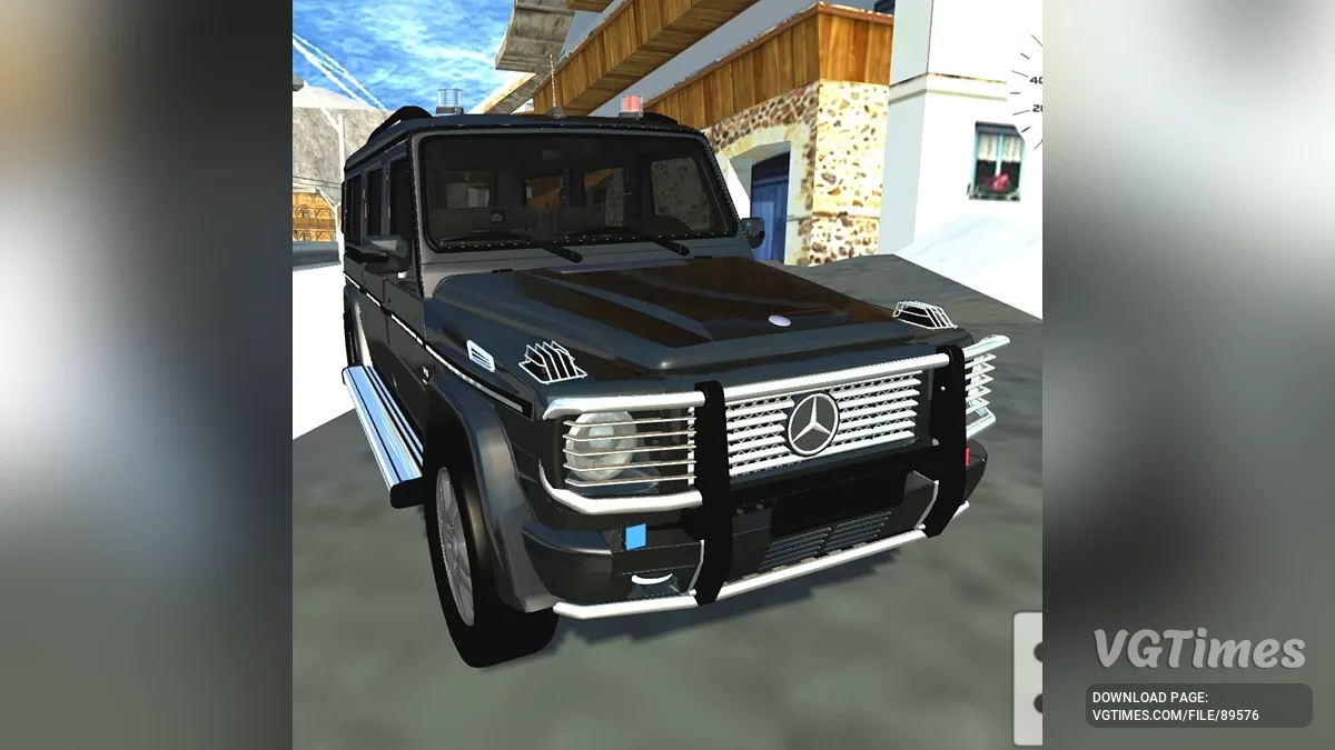 Simple Car Crash Physics Sim — Mercedes 55 AMG G-CLASS Scorpion