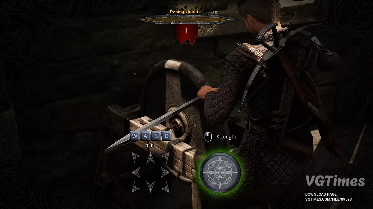 Of Ash and Steel — Простая заточка оружия