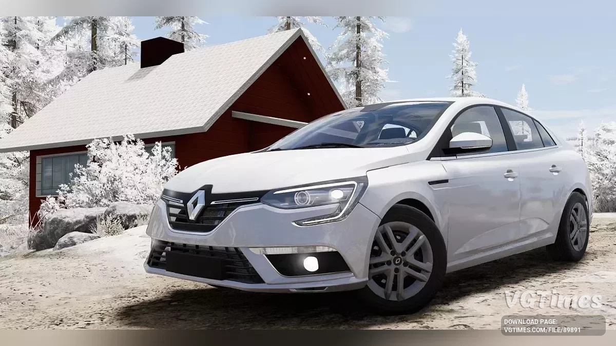BeamNG.drive — Renault Megane IV Sedan 2016-2020 v2.0 Refresh (0.38.x)